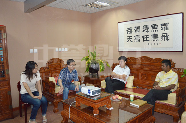 印度客戶來廠考察