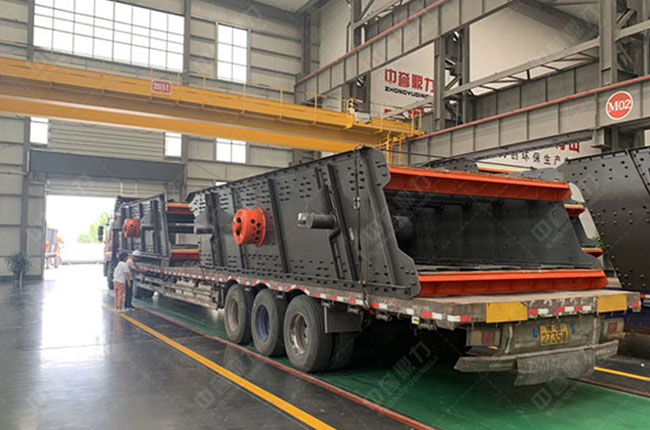 圓振動篩發(fā)貨現(xiàn)場