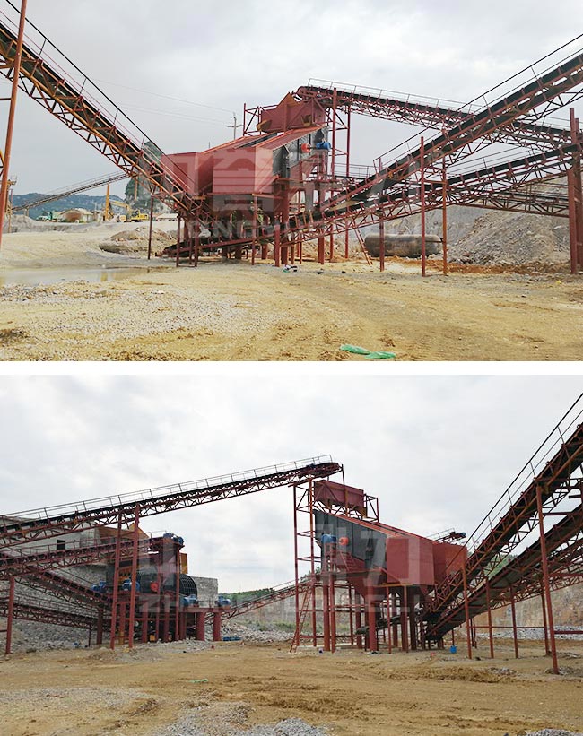 廣西柳州時(shí)產(chǎn)800噸花崗巖破碎生產(chǎn)線 廣西柳州時(shí)產(chǎn)800噸花崗巖破碎生產(chǎn)線