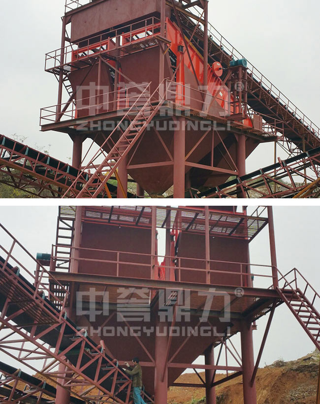 江西宜春市時產500噸礦山碎石生產線 江西宜春市時產500噸礦山碎石生產線