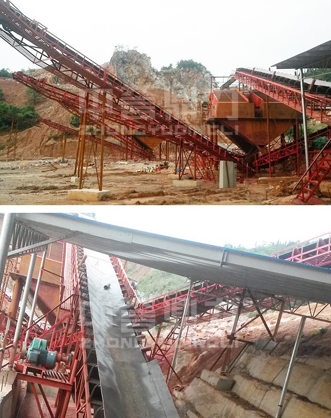 江西宜春市時產(chǎn)400噸石子生產(chǎn)線 江西宜春市時產(chǎn)400噸石子生產(chǎn)線