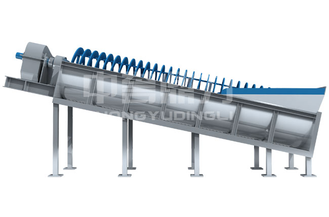 單螺旋洗砂機(jī)工作原理