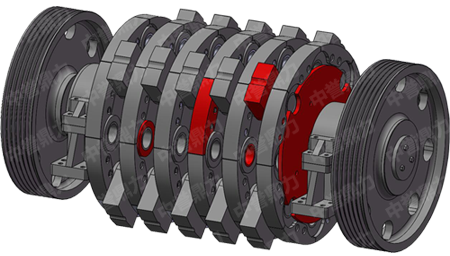 中譽(yù)鼎力重型錘式破碎機(jī)轉(zhuǎn)子