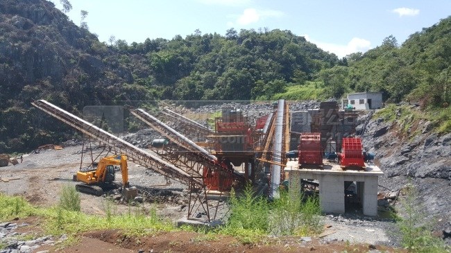 破碎和研磨石生產(chǎn)過程的概念