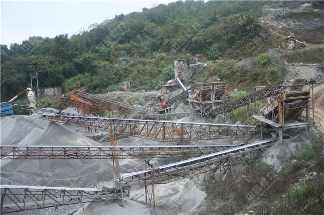 湖南省時(shí)產(chǎn)50噸石灰石制沙生產(chǎn)線