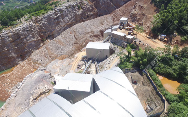 時產(chǎn)1000噸砂石骨料生產(chǎn)線