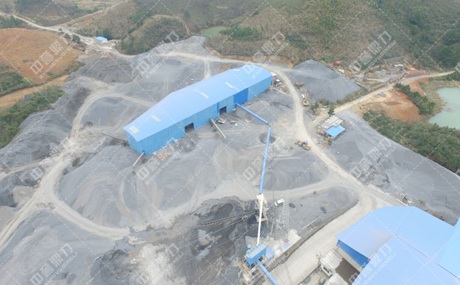 時產(chǎn)500噸破碎制砂生產(chǎn)線